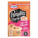 Dr. Oetker Paradies Creme softn crisp Salted Caramel mit Mandelkrokant 3er Pack (3x72g Beutel) + usy Block
