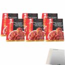 Haidilao Scrumptious Crayfish Seasoning 6er Pack (6x200g Beutel Sauce für Langusten) + usy Block