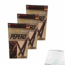 Lotte Pepero Chocolate & Biscuit Choco Cookie 3er Pack (3x32g Packung)  + usy Block