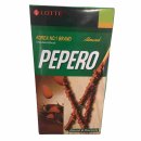 LOTTE Pepero - Almond & Chocolate Sticks 3er Pack (3x 32 g Packung)  + usy Block
