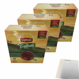 Lipton Ceylonta  3er Pack 300x 2g Teebeutel (3x 200g Packung)  + usy Block