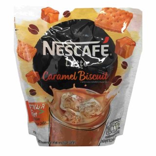 Nescafé Latte Caramel Biscuit Coffee Mix 19.2g x 20 Sticks (384g Packung)