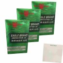 Eagle Brand Embrocation Oil - Hautöl 3er Pack (3x24ml Flasche) + usy Block