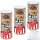 Popcorn Caramel Pop N Joy 3er Pack (3x170g Dose) + usy Block