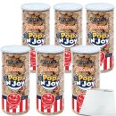 Popcorn Caramel Pop N Joy 6er Pack (6x170g Dose) + usy Block