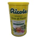 Ricola Infuselle mit 5 Pflanzen und Zitrone...