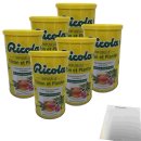 Ricola Infuselle mit 5 Pflanzen und Zitrone, Instant-Getränkemischung 6er Pack (6x200g Dose) + usy Block
