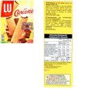 LU Cracotte Knuspriger Toast mit Schokoladenfüllung 4er Pack (4x200g Packung) + usy Block