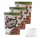 Nestlé Cookie Crisp FR 3er Pack (3x375g Packung) + usy Block