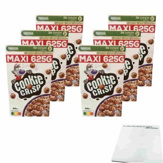 Nestlé Cookie Crisp FR Maxi 6er Pack (6x625g Packung) + usy Block