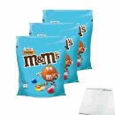 m&ms salted caramel Maxi Edition 3er Pack (3x367g Beutel) + usy Block