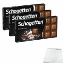 Schogetten Black & White 3er Pack (3x100g Packung) +...