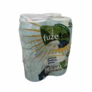 fuzetea greentea blueberry jasmine (Grüner Tee Blaubeere Jasmin) 2er Pack (2x24x330ml Dose) + usy Block