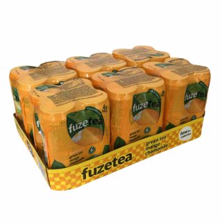 fuzetea greentea mango chamomile (Grüner Tee Mango Kamille) (24x330ml Dose)