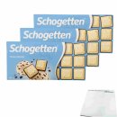 Schogetten Stracciatella 3er Pack (3x100g Packung) + usy Block