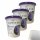 Janssen Trockenpflaumen getrocknet und entsteint 3er Pack (3x500g Becher) + usy Block