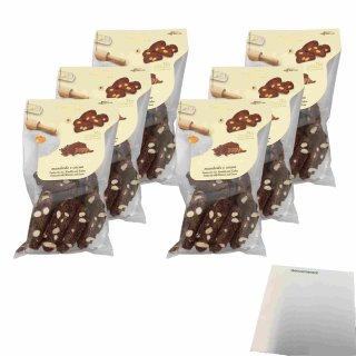 Monardo Cantuccini mit Mandeln und Kakao 6er Pack (6x220g) + usy Block