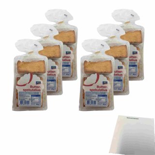aro Butterspekulatius 6er Pack (6x200g Packung) + usy Block