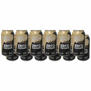 Dr. Pepper & Cream Soda zero sugar (12x0,355l Dose US Import)