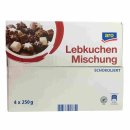 aro Lebkuchen Mischung 3er Pack (3x1kg Packung) + usy Block