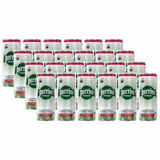 Perrier Energize Caffeine & Yerba Mate Pomegranate Flavour (24x330ml Dose BE)