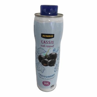 Jumbo Fruchtsirup Cassis mit Apfel (750ml Flasche)