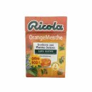 Ricola Orangen-Minz-Bonbons ohne Zucker 3er Pack (3x50g Packung) + usy Block