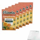 Ricola Orangen-Minz-Bonbons ohne Zucker 6er Pack (6x50g Packung) + usy Block