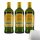 Desantis Olio Extra Vergine Di Oliva Classico 3er Pack (3x1l Flasche) + usy Block