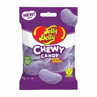 Jelly Belly Chewy Candy Sour Grape (60g Beutel)