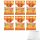Jelly Belly Chewy Candy Lemon & Orange Sours 6er Pack (6x60g Beutel) + usy Block