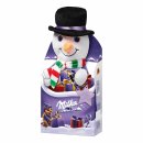 Milka Magic Mix Plüschtier Schneemann (96g Packung)