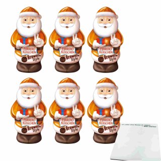 Ferrero Küsschen Weihnachtsmann Brownie Style 6er Pack (6x70g) + usy Block