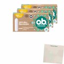 OB Tampon Organic Bio Normal 3er Pack (3x16 St. Packung) + usy Block