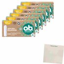 OB Tampon Organic Bio Normal 6er Pack (6x16 St. Packung) + usy Block