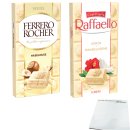 Ferrero Schokolade Weiß Testpaket (2x90g Tafel) + usy Block
