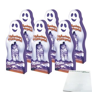 Milka Halloween Poltergeist 6er Pack (6x115g Packung) + usy Block