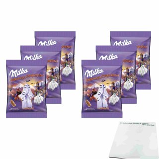 Milka Halloween Gespenster 6er Pack (6x120g Packung) + usy Block