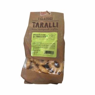 Puglia Sapori Taralli Gebäck mit Fenchel (250g Beutel)