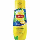 SodaStream Lipton Zitrone Getränkesirup 3er Pack (3x0,44l Flasche) + usy Block