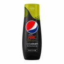SodaStream Pepsi Max Lime Getränke-Sirup Zero Zucker 6er Pack (6x0,44l Flasche) + usy Block