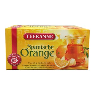 Teekanne Spanische Orange- der südländische Furcht-Genuss 12er Pack (12x20 Teebeutel)