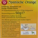 Teekanne Spanische Orange- der südländische Furcht-Genuss 12er Pack (12x20 Teebeutel)