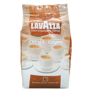 Lavazza Crema e Aroma Bohnen Kaffee 6er Pack (6x1kg Beutel)
