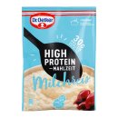 Dr. Oetker High Protein Mahlzeit Milchreis 12er Pack (12x104g Beutel) + usy Block