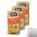 Birkels No.1 Breite Band aus Hartweizen und Frischei 3er Pack (3x500g Packung) + usy Block