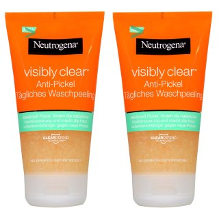 Neutrogena Visibly Clear Waschcreme 2er Pack (2x150ml Tube)