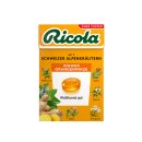 Ricola Ingwer Orangenminze Bonbons ohne Zucker (50g Packung)