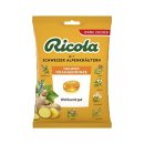 Ricola Ingwer Orangenminze Bonbons ohne Zucker (75g Beutel)