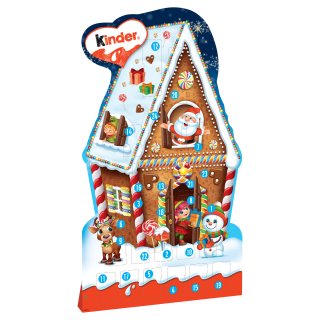 Ferrero Kinder Mix Adventskalender Motiv: Lebkuchenhaus (210g)
